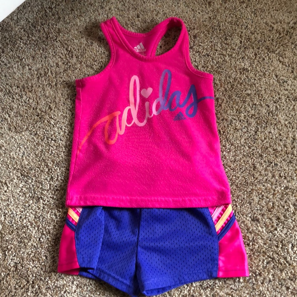 Toddler girl Adidas Outfit